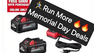 🏃‍♂️ Run More 🔥Memorial Day🔥 Deals Milwaukee Buy 1 Get FREE