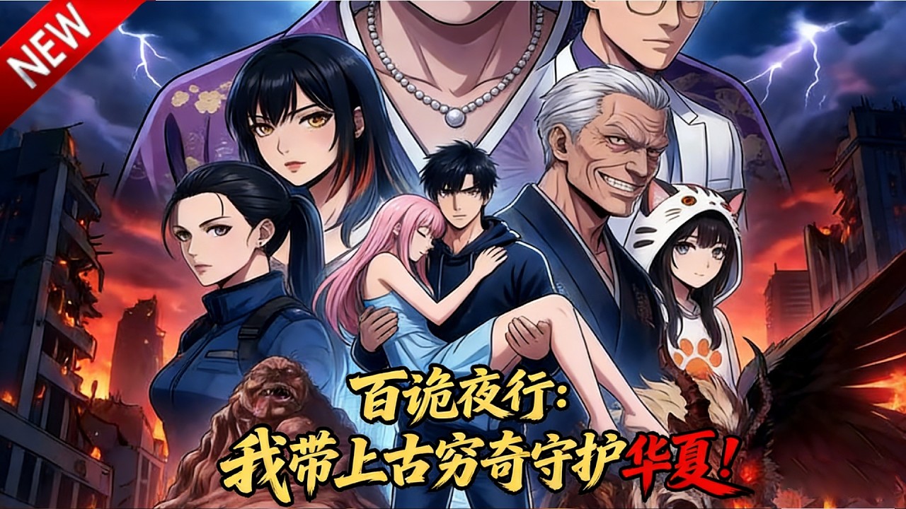 💥【新番上线】重生末世前夕,觉醒神魔系统,率神兽守护大夏,杀遍神魔!《百诡夜行?我带上古穷奇守护华夏!》全集Multi SUB #热血 #漫剧 ...