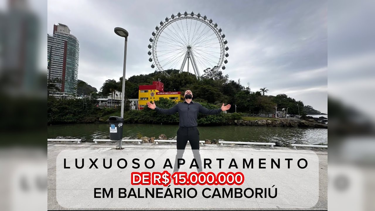 LUXUOSO APARTAMENTO FRENTE MAR EM BALNEÁRIO CAMBORIÚ