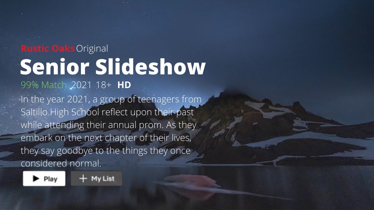 Saltillo High School Senior Slideshow 2021 YouTube