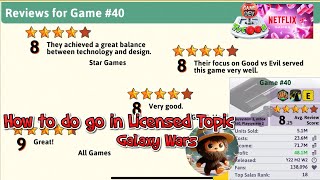 Game Dev Tycoon - Netflix - How to Create a Good License Galaxy Wars with Rewards screenshot 5