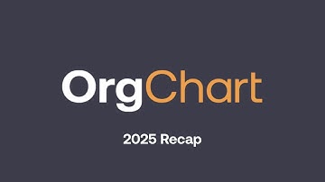OrgChart 2025 Recap