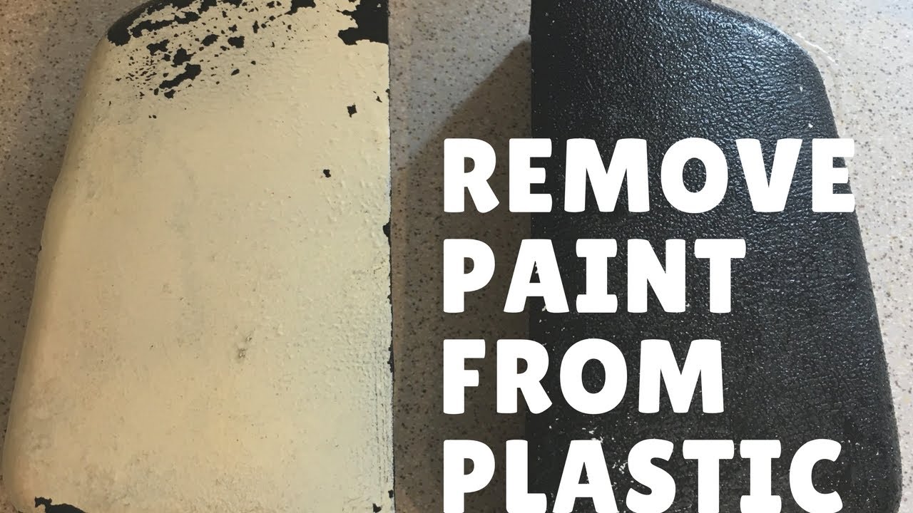 How Iremove paint from plastic - the NATURAL and SAFE way