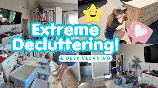 EXTREME DECLUTTERING!!!!!! | BEDROOM PURGING! || AT HOME WITH JILL