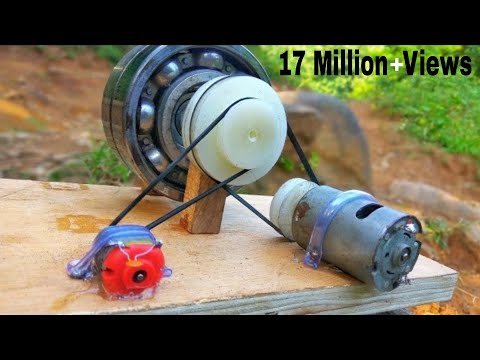 How to make 100% free energy generator without battery with the help of bearings | home invention.