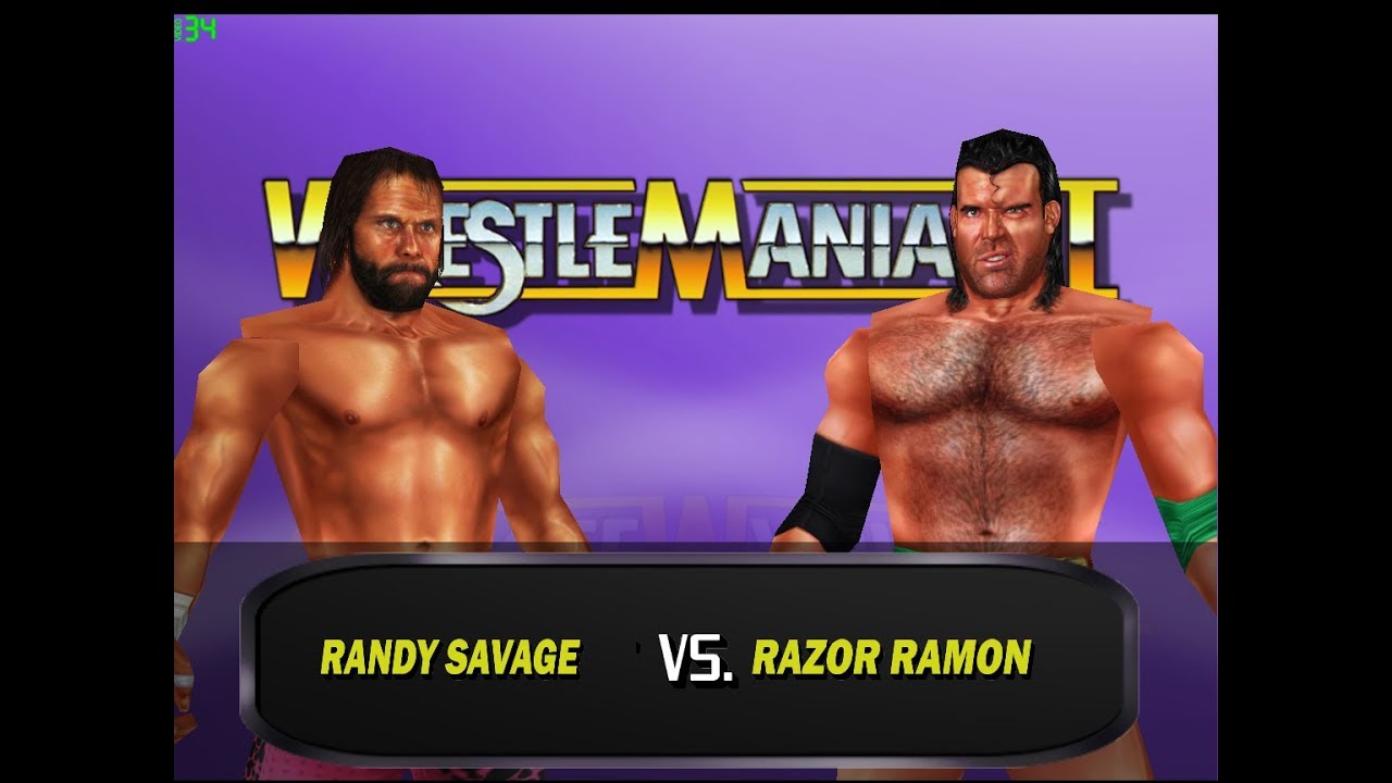Razor Ramon Vs Randy Orton WWF Legends 2.1 Matches - Randy Savage vs Razor Ramon - YouTube
