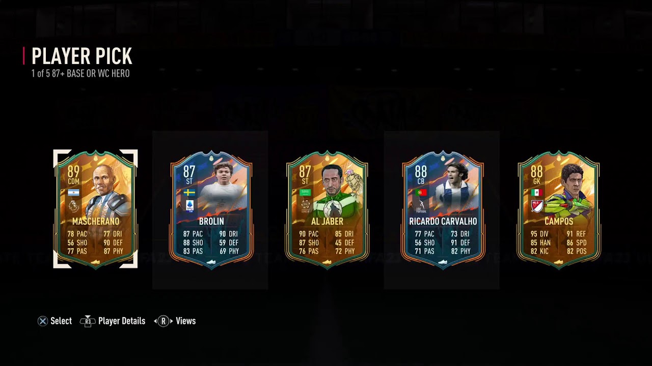 Fifa 23 Pack opening 87+ Base or world Cup Hero PP