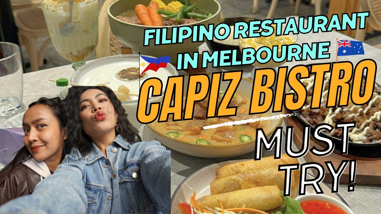 Filipino Restaurant in Melbourne! | Capiz Bistro Williamstown (w/ English Sub)