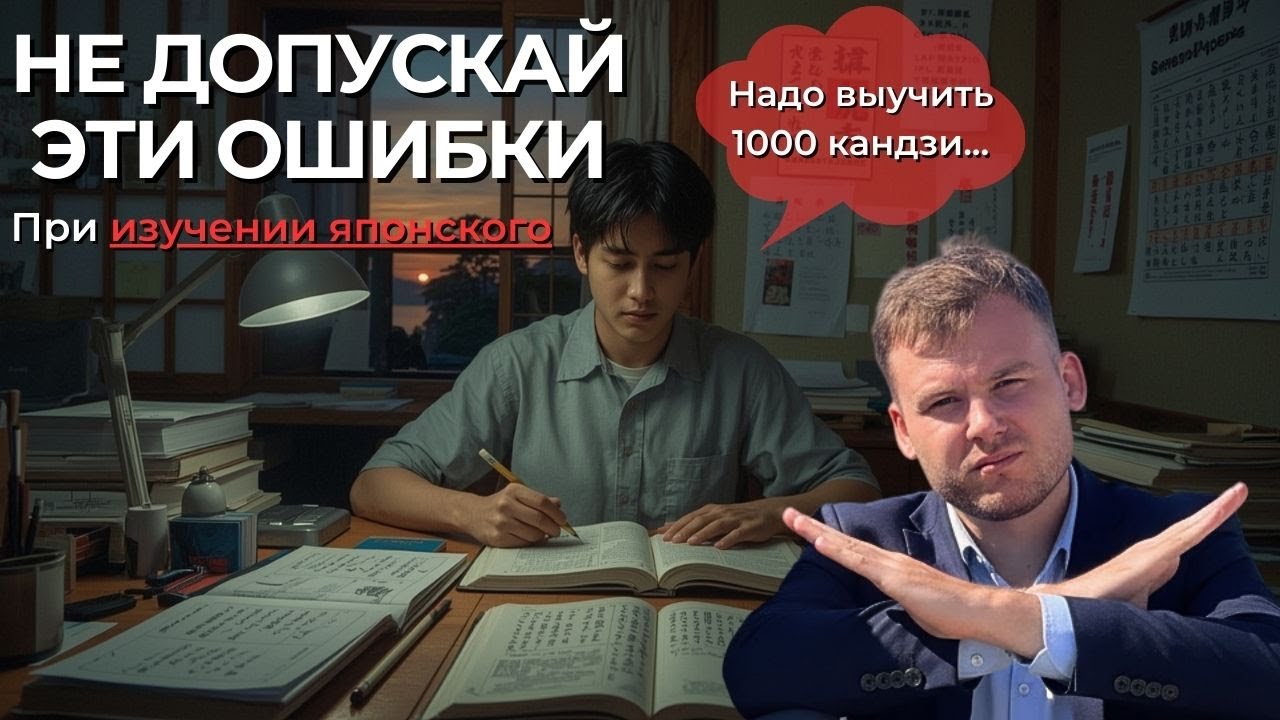 Мои ХУДШИЕ ОШИБКИ в изучении японского (опыт после 10 лет)