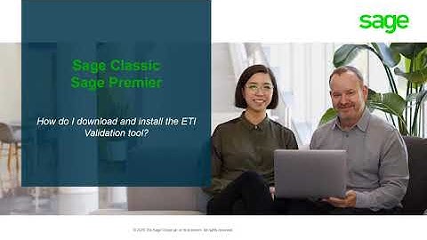 Sage Classic Premier  - How do I download and install the ETI Validation tool
