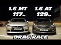 КОРЕЕЦ или ЯПОНЕЦ? Mitsubishi Lancer 1.6 MT vs Kia Ceed 1.6 AT ГОНКА.