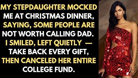 She Mocked Me at Christmas Dinner, I Smiled, Walked Out — Then Canceled Her Entire College Fund