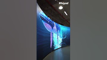 Meiyad Big Curved LED Screen with Flexible Modules #ledscreen #leddisplay #led #ledpanel #ledwall