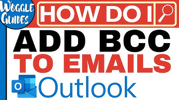 Add bcc in Outlook