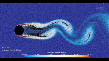 CFD Simulation of the Von-Karman vortex street