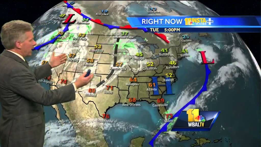 Partly cloudy Tuesday evening with temps in 30s - YouTube