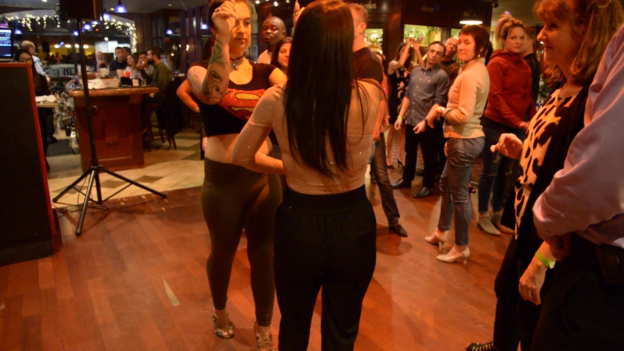 20200307 Salsa Dance w Partner Lesson by Jessica Gaucho