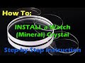How To INSTALL a Watch Mineral Crystal - Watch Repair / Step-by-Step Instruction