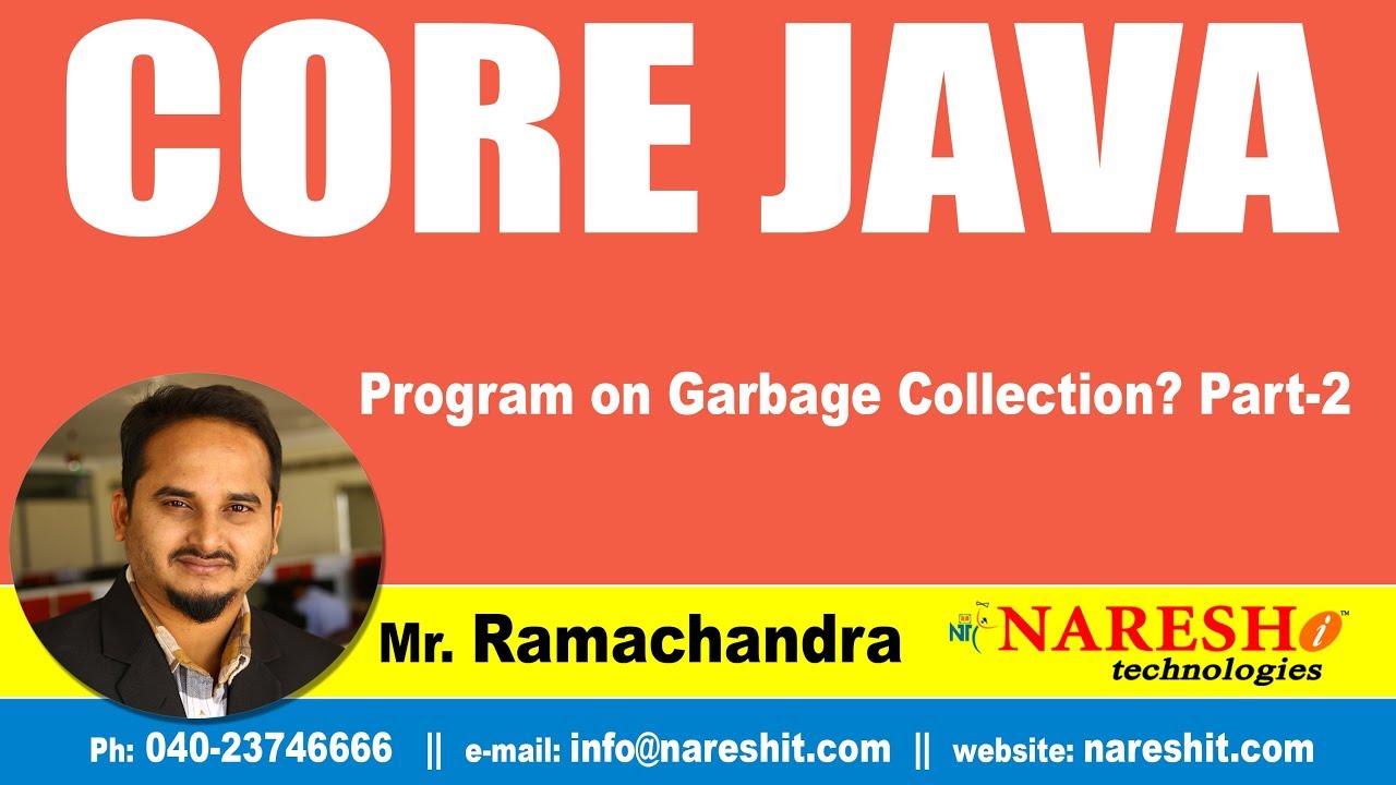 Program on Garbage collection? Part-2| Core Java Tutorial | by Mr ...