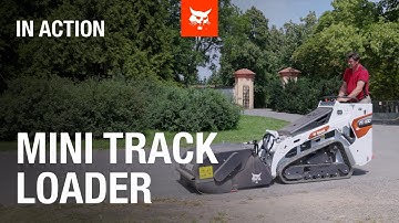 Bobcat MT100 Mini Track Loader in Action