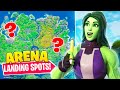 Best ARENA Landing Spots For Season 4! (Fortnite Competitive) | UNCONTESTED DROP SPOTS!