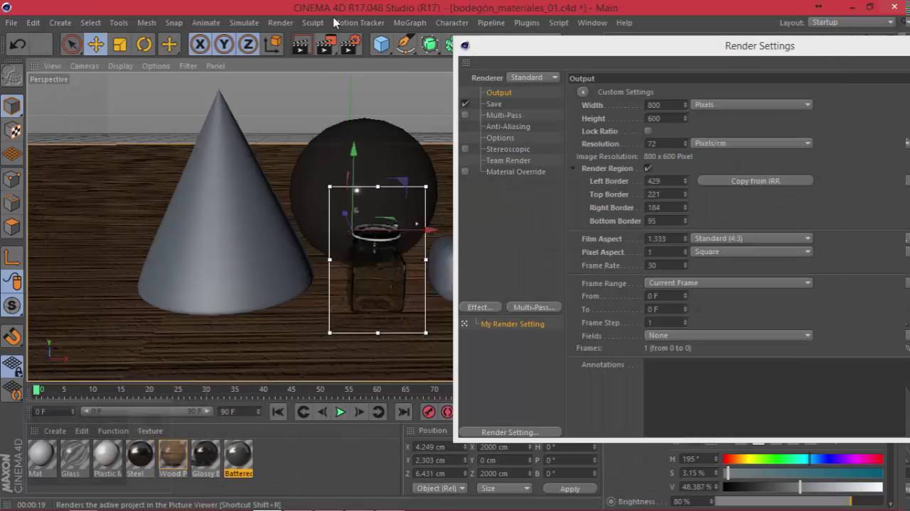 Cinema 4D Tutorial Render alcances y configuraciones parte 1 - YouTube