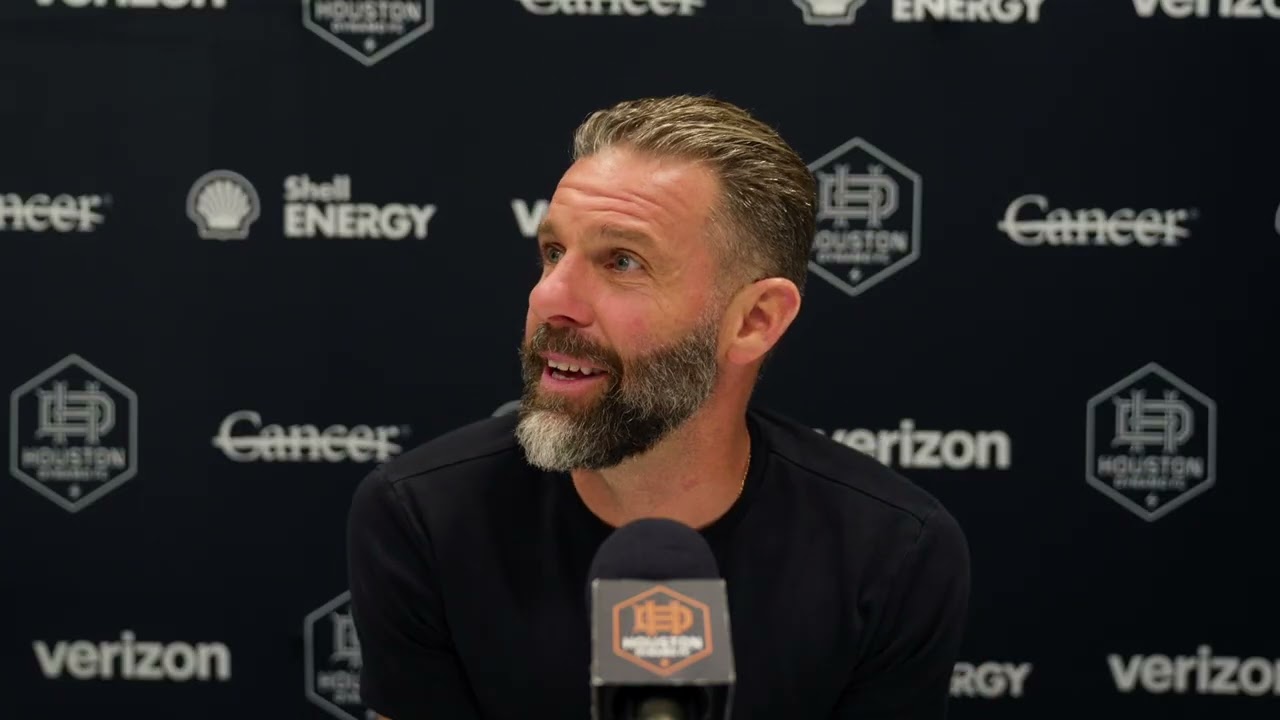Houston Dynamo FC HC Ben Olsen Post Match v St. Louis City. 5/19