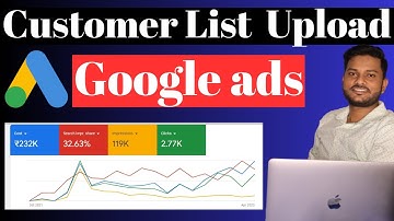 How to upload customer list in google ads | customer list in google ads | google ads course