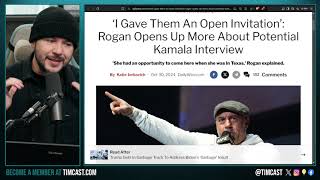 Joe Rogan Offered Kamala OPEN INVITE, SHE REFUSED, Democrat Wanted To CONTROL Show, Trump WINNING