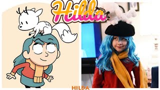 Hilda cartoon all characters in real life | cartoon actors in Human life