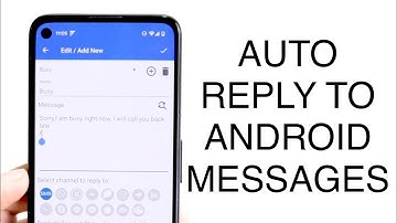 How To Auto Reply To Texts On Android! (2023)