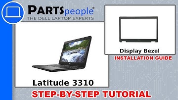 Dell Latitude 3310 (P95G002) Display Bezel How-To Video Tutorial