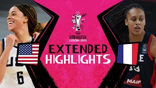 USA 🇺🇸 vs France 🇫🇷 | Highlights | FIBA U19 Women's Basketball World Cup 2025
