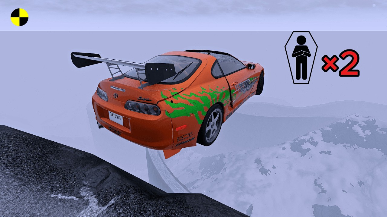 Realistic High-Speed Car Crashes in BeamNG.drive #128 | Ultra Detailed Crash Compilation