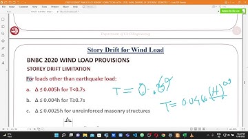 ETABS 2020 Step_10 Top sway and Drift Check