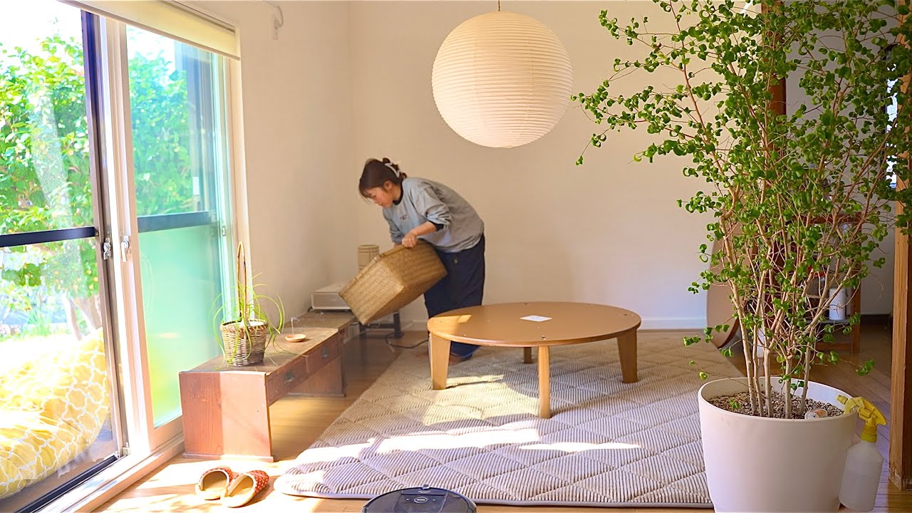 【日常vlog】掃除がはかどる週末。新居に初めての春がきた！