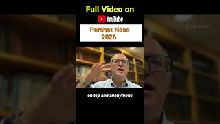 Parshat Naso 2026: You Are NOT a Number #parsha #torah #shorts