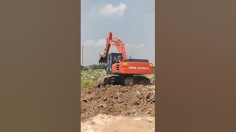 #video Tata hitachi 210  #excavator working video #trending Panjabi song #hitachi #video
