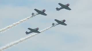 The GEICO Skytypers at the 2019 AC Airshow