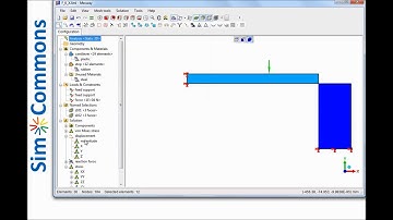 Mecway / Calculix - simple cantilever - how you hold it matters 03