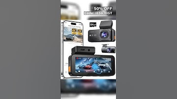 Dash Cam Front and Rear: 4K+2K Dash Camera for Cars with Touch Screen 3.39" - Dashcam with WiFi APP
