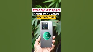 Realme GT 7 Pro Realme Ui 7.0 & Android 16 Update Top 5 Features #realmeui7 #android16 #RealmeGT7Pro