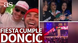 El fiestón de Doncic en Miami por sus 21 años: Anuel, Becky G y reservados VIP... | Diario AS