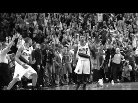 damian lillard black and white