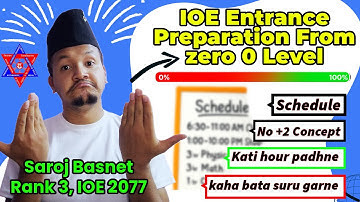 How to Start #ioe Entrance Preparation from ZERO. For beginners, Step-by-Step Guide || Saroj Basnet