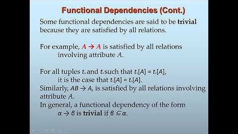 Lecture #29, (CSE, RU, 2020), Functional Dependency