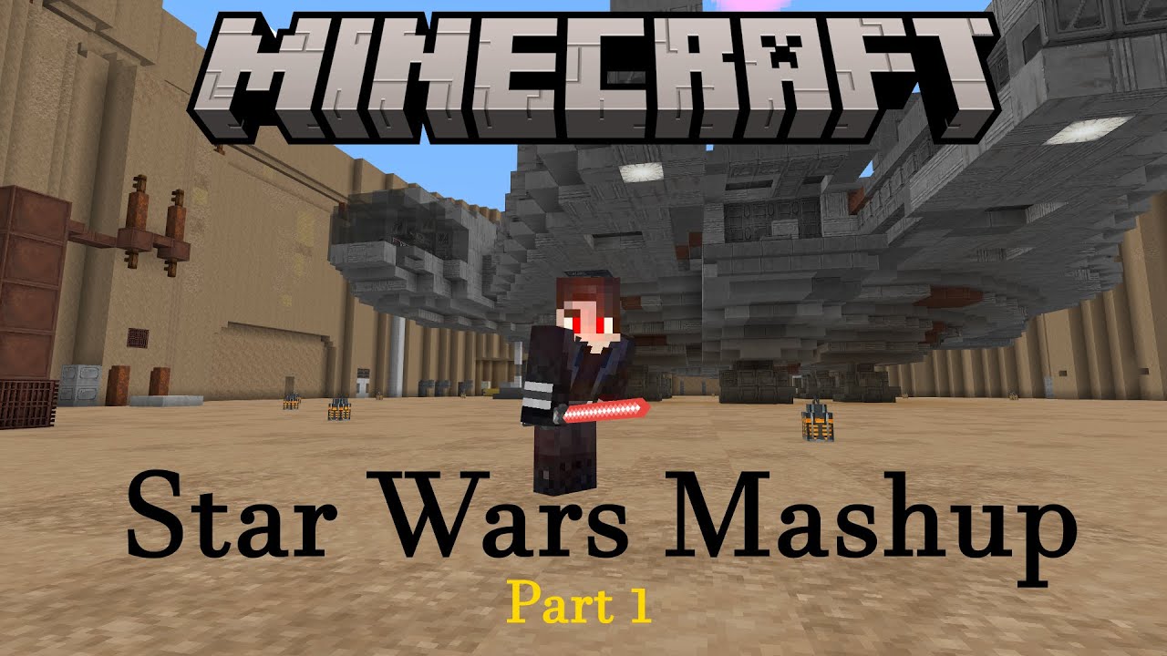 Minecraft Star Wars Mashup Part 1 #starwars #minecraft #bedrock - YouTube