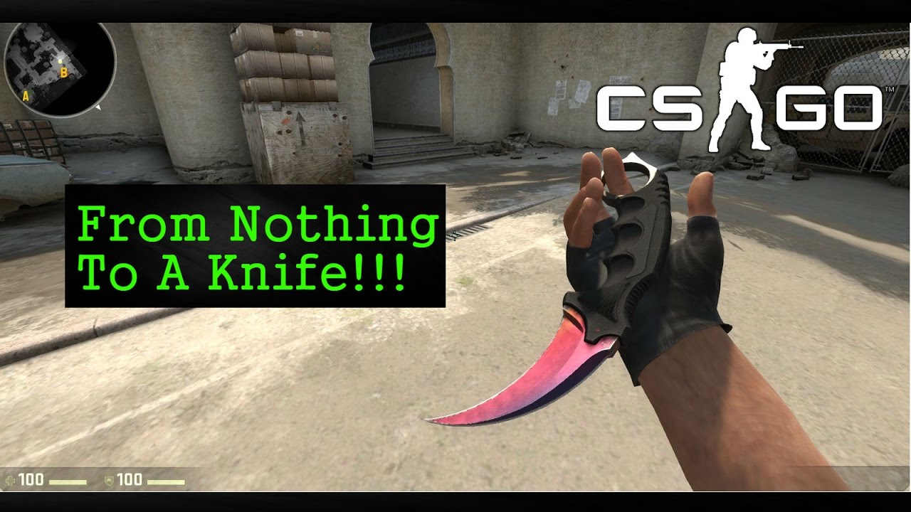 Nothing To A Knife CSGO !!!, How to Get A Knife In CSGO