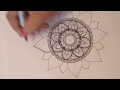 Mandala paso a paso y tips 2 / Dibujo Rapido