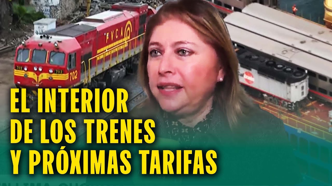 ASÍ SON LOS TRENES LIMA-CHOSICA POR DENTRO